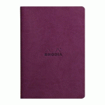 RHODIARAMA PIQÛRE A5 LIGNÉ 64 PAGES, PAPIER 90G - VIOLET