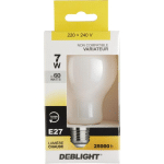 DEBFLEX - AMPOULE A60 FILAMENT VERRE BLANC E27 7W 2700K 810LM - 600485