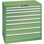 ARMOIRE 8 TIROIRS SÉRIE 78.294-CAPACITÉ 75KG-VERT - LISTA
