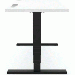 BUREAU ELEMENTS SOLID 1600 AVEC CHARGEUR QI - NOIR - ACTIFORCE