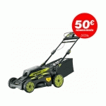 RYOBI - TONDEUSE TRACTÉE 36V LITHIUMPLUS BRUSHLESS - COUPE 51 CM - 1 BATTERIE 6.0AH - 1 CHARGEUR RAPIDE - RY36LMX51A-160