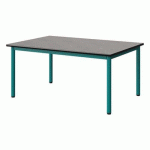 TABLE MALIBU 120X80 T2 4P STRA ANTIB BÉT F186/NOIR BLEU 5018