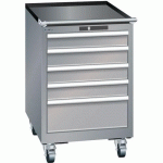 ARMOIRE GRIS PIGEON 564X572X890 AVEC 5 TIR. 75KG - LISTA