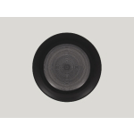 ASSIETTE PLATE ROND GRIS PORCELAINE Ø 27 CM TRINIDAD RAK