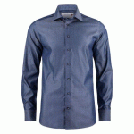 J.HARVEST & FROST RB120 TWILL CHEMISE SLIM FIT HOMMES INDIGO - TAILLE S