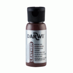 LOT DE 4 - DARWI FLACON DE 50 ML DE PEINTURE SUR CUIR - CACAO