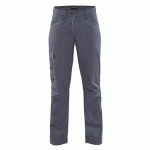 PANTALON DE TRAVAIL INDUSTRIE POLYRECYCLÉ FEMME GRIS CLAIR C34 - BLAKLADER