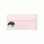 PAQUET DE 20 ENVELOPPES POLLEN 110X220MM 120G/M² - ROSE - LOT DE 4