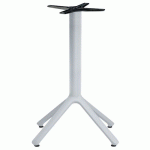 PIED DE TABLE NEMO FIXE HAUTEUR 73 CM - PEINT BLANC - S-CAB