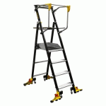 PLATE-FORME DE MISE EN RAYON STEPPER HAUTEUR DE TRAVAIL FIXE MAXI 2,69 M, 3 MARCHES CENTAURE
