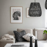 PR HOME SUSPENSION SAIGON, ASPECT ROTIN, NOIR, Ø 38 CM