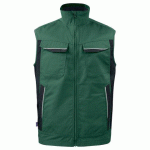 PROJOB 5706 BODYWARMER MULTIPOCHES PRIO VERT FORÊT - TAILLE XXXL