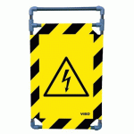 BARRIÈRE D'INTERVENTION PVC PANNEAU LOGO DANGER ÉLECTRIQUE - VISO