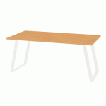 BUREAU SHAPE 140 X 80 X 75 CM DESIGN DROIT HÊTRE