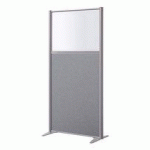 CLOISON B-ZEN L 80 CM, H160, MIXTE TISSU GRIS