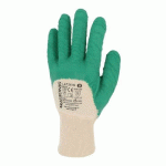 GANT DE MANUTENTION ENDUCTION 3/4 EN LATEX CRÊPÉ 9 LAT26 - SINGER SAFETY