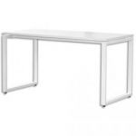 MTI BUREAU MT1 ÉLEGANCE COLORIS BLANC - DIMENSIONS : L120 X H75 X P67 CM