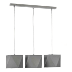 ONLI LIGHTING - ONLI PILAR PLAFONNIER SUSPENDU À 3 LUMIÈRES, GRIS