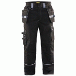 PANTALON ARTISAN RETARDANT FLAMME NOIR/GRIS TAILLE 50L - BLAKLADER