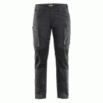 PANTALON DE TRAVAIL SERVICES STRETCH FEMME GRIS FONCÉ/NOIR TAILLE 32 - BLAKLADER