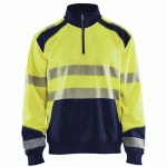 SWEAT COL CAMIONNEUR HAUTE-VISIBILITÉ TAILLE M - BLAKLADER