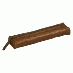 FLYING SPIRIT TROUSSE EN CUIR MINI 19X4X2,5CM - COGNAC - LOT DE 8