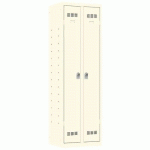 VESTIAIRE MULTISERVICES PENDERIE 600MM MORAILLON UNI BEIGE - VINCO