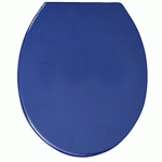 ABATTANT WC - POLYPROPYLÈNE - CHARNIÈRES PS - BLEU MARINE MSV