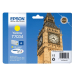 CARTOUCHE EPSON T7034 JAUNE POUR IMPRIMANTES JET D