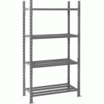 COMBI-PLUS - KIT DÉPART 4 NIVEAUX - GRILLAGÉ - 2000X1010X1000MM - MANORGA