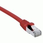 CORDON RJ45 CÂBLE CATÉGORIE 7 S/FTP LSOH ROUGE - 10 M DEXLAN