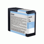 EPSON ENCRE PIGMENT CYAN CLAIR SP 3800/3880 (80ML) -  AUTHENTIQUE