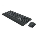 LOGITECH 920-008676 CLAVIER SOURIS INCLUSE UNIVERSEL RF SANS FIL AZERTY FRANÇAIS NOIR, BLANC