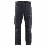 PANTALON DE TRAVAIL SERVICES DENIM STRETCH 2D MARINE TAILLE 52 - BLAKLADER