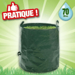 OUTIROR - SAC À DÉCHETS DE JARDIN D'UNE CONTENANCE DE 70 LITRES