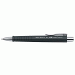 FABER-CASTELL STYLO À BILLE RÉTRACTABLE POLY BALL, NOIR - LOT DE 5