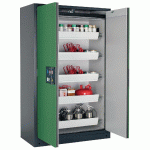 ARMOIRE SÉCURITÉ Q-PEGASUS-90 Q90.195.120.WDAC GRIS/VERT - MANUTAN COLLECTIVITÉS