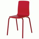 CHAISE MALIBU 4P T6 COQUE ROUGE U321 / ALU ROUGE 3020 - MANUTAN EXPERT