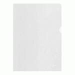 CHEMISE COIN 100% RECYCLÉE ESSELTE A4 POLYPROPYLÈNE 10/100E TRANSPARENTE INCOLORE - PAQUET DE 100