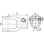 MACHOIRE SERR.TANGENT ALES.30MM CL. 8MM