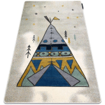 TAPIS PETIT TIPI GRIS GREY 120X170 CM