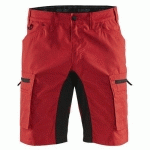 SHORT SERVICES STRETCH ROUGE/NOIR TAILLE 42 - BLAKLADER