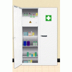 ARMOIRE À PHARMACIE 2 PORTES. - MANUTAN COLLECTIVITÉS