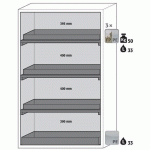 ARMOIRE S-PHOENIX TOUCHLESS-90 S90.196.120.FDAO GRIS - ASECOS