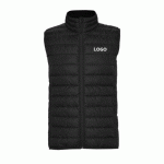 DOUDOUNE SANS MANCHES PUBLICITAIRE NOIR - MARQUAGE BRODERIE