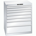 LISTA - ARMOIRE À TIROIRS (HXLXP) 100 X 87 X 72,5 CM KEY LOCK R7035