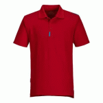 LOT DE 2 - PORTWEST T720 POLO WX3 ROUGE FONCÉ - TAILLE L