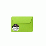 LOT DE 4 - PAQUET DE 20 ENVELOPPES POLLEN 114X162MM 120G/M2 - VERT MENTHE