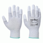 LOT DE 4 - PORTWEST AB198 ESD 13 PU BOUTS DE DOIGTS ESSENTIAL – LOT DE 12 GRIS - TAILLE L