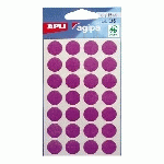 PASTILLE ADHÉSIVE Ø 15 MM AGIPA 111846 VIOLETTE - BOÎTE DE 168